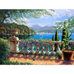 Maastikuk&uuml;la maastik DIY 5D teemantmaali ristpistes komplekt Mosaiik &uuml;mmargune kivikivi 20X30CM