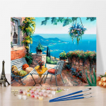 Kunst DIY Maalimine numbrite j&auml;rgi Digitaalne &otilde;limaal Teemantmaal Hobid Kodu kaunistus Numbritega maalimine &Otilde;limaal 40x50cm no frame