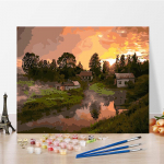 Kunst DIY Maalimine numbrite j&auml;rgi Teemantmaal Digitaalne &otilde;limaal Numbrite maalimine &Otilde;limaal Kodukaunistus Hobid 40x50cm no frame