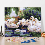 Numbrid &otilde;limaal Digitaalne &otilde;limaal DIY maalimine numbrite j&auml;rgi L&otilde;uend Numbrite maalimine Kodukaunistus 40x50cm no frame