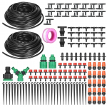 Taimede kastmise tilgakastmise komplekt DIY kastmiss&uuml;steem elektroonilise automaatse niisutustaimeriga pihustid pihustid tilguti 40 meetri torud 40m Tube