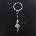 Moodne v&otilde;tmehoidja 46x15mm Cobra Snake ripatsid DIY meeste ehted auto v&otilde;tmehoidja r&otilde;nga hoidja suveniir kingituseks h&otilde;be