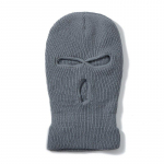 Unisex Balaclava T&auml;iskaaneline Suusa N&auml;omaski M&uuml;ts 3 auguga Talvem&uuml;ts Taktikaline Tuulekindel soonik kootud Beanie Hip Hop Talvine Soe M&uuml;ts One Size tumehall v&auml;rv