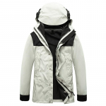 S&uuml;gis- ja talvev&auml;rvides sobiv meeste sulejope, vee- ja tuulekindel polsterdatud v&auml;lijope meestele ja naistele XS valge