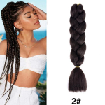 Jumbo Braiding Hair 24 Tolli 100G Patsid Juuksepikendused Pure Ombre Colors K&otilde;rge temperatuuriga s&uuml;nteetilisest kiust pikendused naistele
