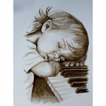 T&auml;is&uuml;mmargune teemantmaaling beebi elutuba 5D DIY teemanttikandite m&uuml;&uuml;k Kunstipildid kividest klaverimosaiigist Full Round 20x30CM