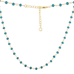 H&otilde;bedane kaelakee Londoni sinise topaasiga 10,615 ct (2126232) 45-50cm sinine