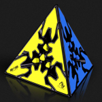 Uus Qiyi Gear Cube 3x3x3 Gear Cube 3x3 p&uuml;ramiidi silindriga sf&auml;&auml;rilise kiiruse kuubikud hariv m&auml;nguasi lastele