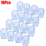 Kummist m&ouml;&ouml;bli tooli lauamatt kriimustusvastane kaitsekork Laua jalakate p&otilde;randakaitse kodut&ouml;&ouml;riistad 16Pcs-16mm