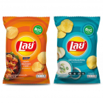 Lay's kartulikr&otilde;psud, Tai maitse, Tai maitse, Tai suupiste, 67 g. - 75 g (Pakis 2) Extra Barbecue - Sour Cream