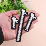 3 tk / komplekt T&otilde;mblukuga tikitud plaastriraud &otilde;mblemisel Aplikatsioon Armas plaaster Kangas Riided Kingad Kott DIY Dekoratsioon must