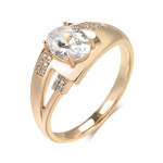 Kinel Luxury Rose Gold Color trendikad s&otilde;rmused naistele L&auml;ikivad tsirkoonist peened ehted 6