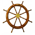 91,44 cm Nautical puidust laevaratta messingist ankurpuidust k&auml;epide laevade kaunistamiseks