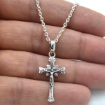 925 h&otilde;bedase risti kaelakee, religioossete ehete kingitus Religioossete ehete kingitus, 19'' h&otilde;be