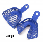 Hambaravi plastik-terasest alus Hambaalused Hambaj&auml;ljendusalused Suuh&uuml;gieen Hambaproteeside mudeli materjalid 3 pairs Large