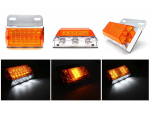 Lampa obrysowa LED 12-24V 4 funkcje Pomarańczowy