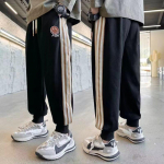 V&auml;ikelapsed Lapsed Poistele P&uuml;ksid Slim Fit Retuusid Dressip&uuml;ksid T&auml;ispuuvillased p&uuml;ksid Elastsed v&ouml;&ouml;kohad P&uuml;ksid Lastele Vabaaja p&uuml;ksid 110 must