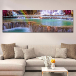 Suur DIY 5D teemantmaaling juga maastik Teemanttikandid t&auml;ispuur Teemantmosaiik Rhinestone teemantkunst A208 Full Round 20x60CM