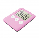 (Nikita) Suur digitaalne LCD-k&ouml;&ouml;gi toiduvalmistamise taimer P&ouml;&ouml;rdloendus kella magnetiline &auml;ratuskell One Size roosa