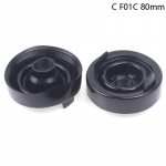 2tk universaalne auto esitule pirni tolmukate, pehme kumm Led esitule jaoks 80mm