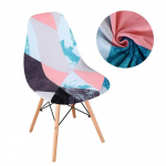 Printing Shell tooli kate Stretch s&ouml;&ouml;gitooli katted P&otilde;hjamaade stiilis skandinaavialikud odavad istmekatted toolid koduks hotelli k&ouml;&ouml;giks 6 Pieces