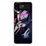 Telefoni&uuml;mbris Samsung Galaxy Z Flip 4 Z Flip3 5g &uuml;mbris Galaxy Z Flip arvutile Hard Shell Capa Funda Pink Death Note Light Misa Samsung Z Flip