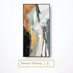 Kaasaegne abstraktne &otilde;limaal Tr&uuml;kis l&otilde;uendile P&otilde;hjamaade plakati seinakunsti pildid ruumi sisekujunduseks Esteetiline kodukaunistus Luksuslikud Cuadros 60cm&times;170cm NoFrame