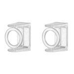 2 tk stantsivaba kardinapuu hoidiku klambrikonksud Isekleepuvad riiete siini kronstein 360 p&ouml;&ouml;rlemisr&otilde;ngaga reguleeritavad konksud