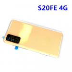 Tagumine Samsung Galaxy S20 FE 5G 4G plastkorpuse tagumine aku asendusluuk taga, liimiga S20FE 4G-orange