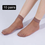 10 paari/partii Suvised Naiste Pehmed Sokid Sametine Libisemisvastane Alt Splice Mood L&auml;bipaistev Naistele T&uuml;drukutele Hingav &otilde;huke kristallsiidist sokk EUR36-39