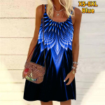 Naiste lilleline s&auml;rav suur Bougainvillea Spectabilis tr&uuml;kitud minikleit varrukateta peokleit suvine rannakleit p&auml;ikesekleit XS