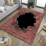 Brick Illusion mustriga vaibad ja vaip elutuppa magamistuppa vannituppa esikus pehme vaip kodu lastetoa p&otilde;randamatt 60cm x 90cm