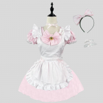 Mood Armsad Lolita Neiu Kost&uuml;&uuml;mid T&uuml;drukud Naised Armas teenija Cosplay Kost&uuml;&uuml;m Animatsioon Show Jaapani riietus Kleit Riided S roosa