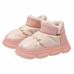 Naiste ja meeste veekindel mugavus talvel soe kunstfliis fuzzy ankle bootie sussid Palus vooder Slip-on majajalatsid libisemisvastane tald 40-41 roheline