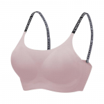 Naiste spordirinnahoidja Fix Cup Fashion Inglise Sling, Kandev terasr&otilde;ngas, vaba ja j&auml;lgedeta rinnahoidja one size roosa