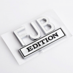 Autokleebis 3D metallist FJB EDITION Embleemim&auml;rgi kleebised Autode kujundamine