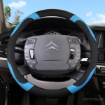 For Citroen C1 C2 C3 C4 C5 C4L Berlingo C4 PICASSO C5 AIRCROSS auto rooli kate Mikrokiud nahk Auto RED O SHAPE black