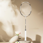 Carbon badminton racket Single racket (22 LBS threaded)