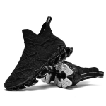 Meeste uue stiiliga mugavad libisemisvastased vaba aja spordijalatsid Kerged hingavad silmkoelised jooksutossud 39 tuhkmust v&auml;rv