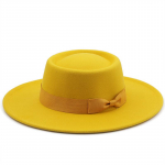 Uus 8,5 cm laia &auml;&auml;rega Fedora m&uuml;ts jazzm&uuml;ts naiste meeste klassikaline vilditud m&uuml;ts Panama tahke Briti v&otilde;luv naiste viltk&uuml;bar 56-58CM adjustable