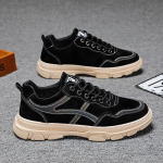 Meeste kingad Uued vabaaja lauajalatsid Moodsad isikup&auml;ra madalad jalan&otilde;ud Meeste vabaaja t&ouml;&ouml;jalatsid 39 must