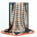 Kvaliteetsed luksuslikud siidist sallid peapael Sallid kaelasall naistele kett siidist sall naiste dekoratiivne sall 90*90cm