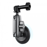 TELESIN CMM-001 magnetkaamera kinnitus alumiiniumsulamist topelt 360 kraadi p&ouml;&ouml;ratav kuulpea koos spordiga must