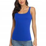 Charmleaksi naiste puuvillane paak, riiuliga rinnahoidja, reguleeritav laiem rihm Camisole Basic Cami tanks M