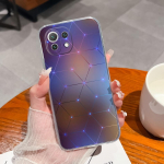 Xiaomi Poco M4 X5 Pro 10T Lite 11 Lite 5G NE telefoni &uuml;mbrise kate Starry Sky l&auml;bipaistev matt pehme silikoon, kukkumisvastane p&otilde;rutuskindel Xiaomi kaitseraua jaoks Xiaomi Mi Mix 2