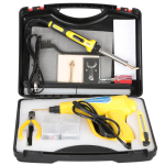 Plastikust keevitusnaelte keevitusvarda kaitseraua remont Keevitusp&otilde;leti silumist&ouml;&ouml;riist Auto plastist keevitusmasina komplekt Hooldusseadmed kollane