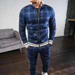 Uus H&auml;rrasmeeste dressikomplekt Jakid Komplektid Meeste &uuml;likond Meeste Moodsad dressid Spordikost&uuml;&uuml;mid Meeste Pusad Spordir&otilde;ivad Mantel+P&uuml;ks 2XL 190cm