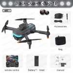 Uus P14 minidroon 4k Professionaalne 8K HD-kaamera takistuste v&auml;ltimine Aerofotograafia Optiline vool Kokkupandav Quadcopter Kingitused M&auml;nguasjad Dual 4K 1B must