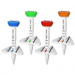 4 tk. t&auml;iustatud Premium Big Headiga, suure vastupidavusega ja purunematu k&otilde;rgusega reguleeritava teisaldatava golfi t-i tarvikutega