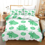 3D konnaga voodipesukomplekt Loomadega sulet&auml;idisega tekikate padjap&uuml;&uuml;r poistele teismelistele lastele t&auml;issuurus pehme tekikate &uuml;hekohaline/kahekohaline voodikate Baby 100x135cm